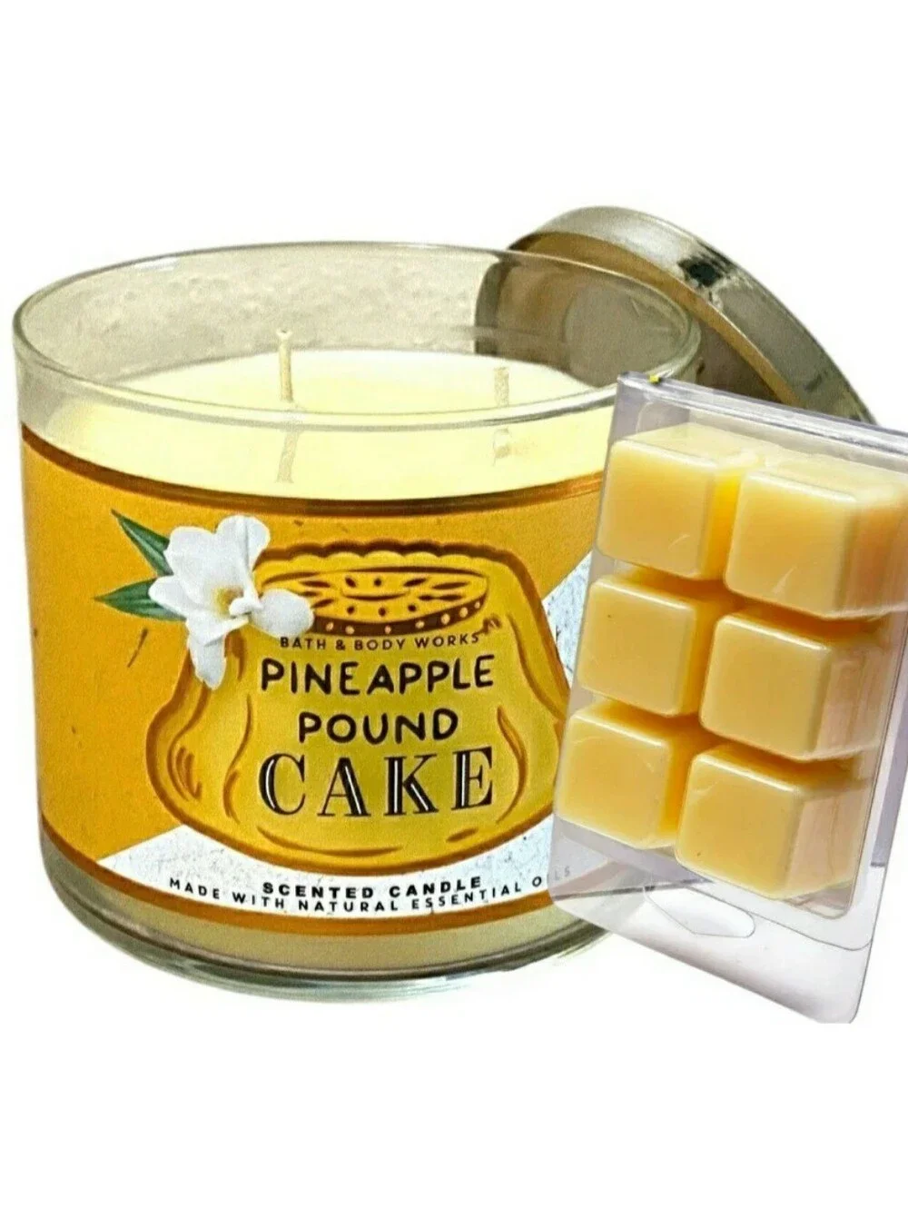 PINEAPPLE POUND CAKE -Bath & Body Works Candle Wax Melts- $8 per pack